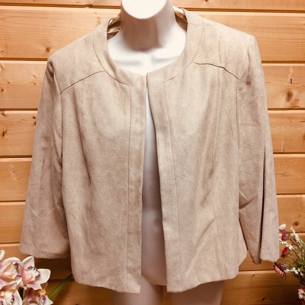 Jessica Howard Tan khaki Blazer